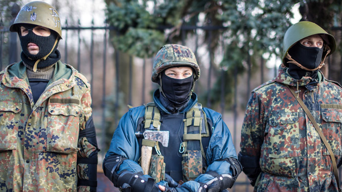 ​Maidan 'veterans' walk free after storming Kiev bank