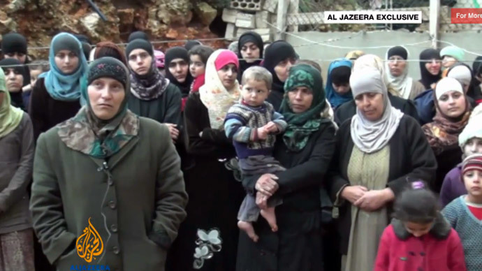 Syrian Sunni rebels claim they hold 94 Alawites hostage - footage