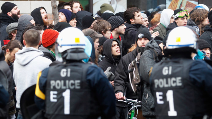​300 arrested at Montreal protest against police brutality