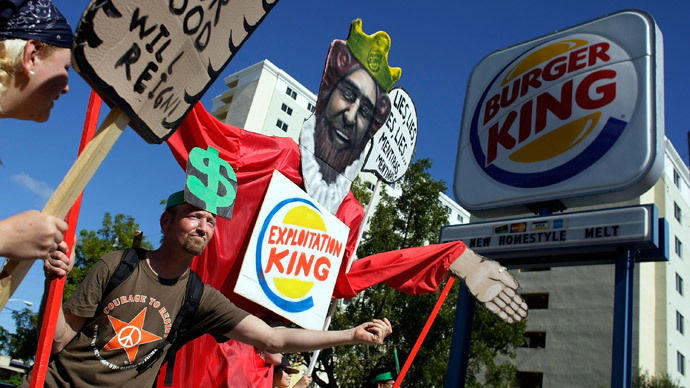 Fast-food protests in 30 cities across US