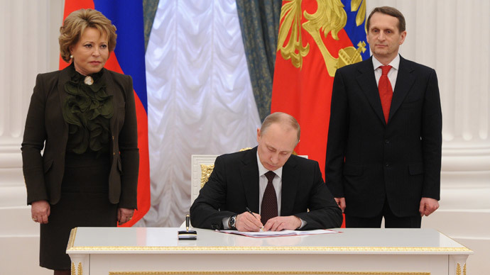 Crimea, Sevastopol officially join Russia as Putin signs final decree