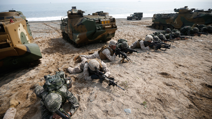 North & South Korea exchange artillery fire across sea border