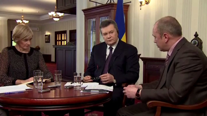 Crimea leaving Ukraine a tragedy - ousted president Yanukovich