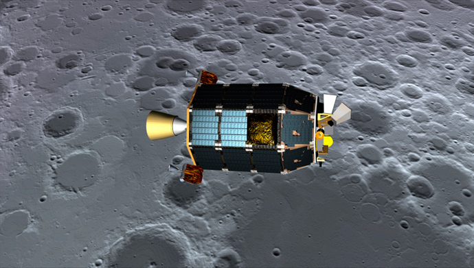 NASA's Lunar Atmosphere and Dust Environment Explorer (LADEE) spacecraft (Reuters)