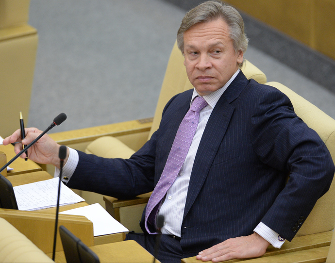 Alexey Pushkov, Chairman of the State Duma's International Affairs Committee (RIA Novosti)
