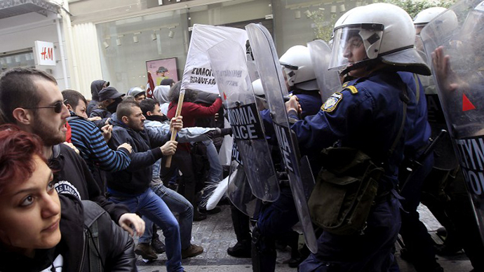 ‘Never on Sunday’: Greece riots over shop openings end with tear gas, clashes (PHOTOS)