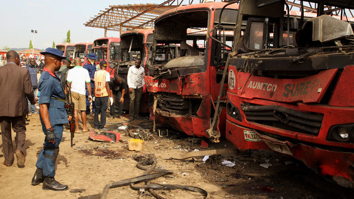 71 people killed, 124 wounded in Nigeria bus station blasts - police