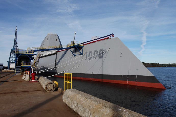U.S. Navy's Zumwalt Class of multi-mission guided missile destroyer (Reuters / Joel Page)