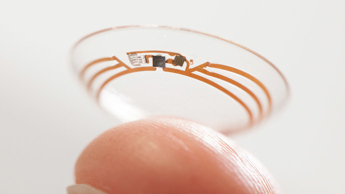 ​Google developing contact lens with camera, sensors