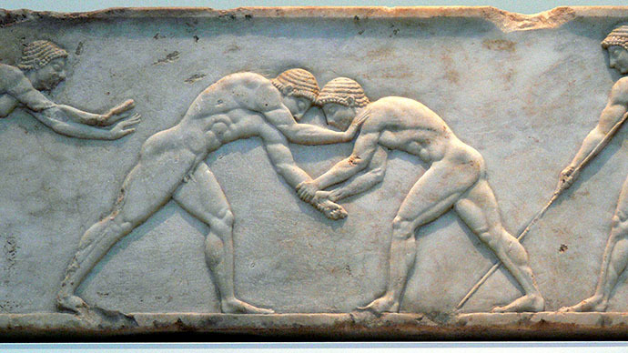 Ancient wrestlers caught match-fixing by scientists