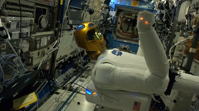 First steps: ISS's 'Robonaut' gets new legs for Easter
