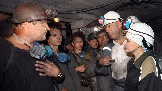Ukraine coal miners on strike, refuse to pay Kiev coup damages bill