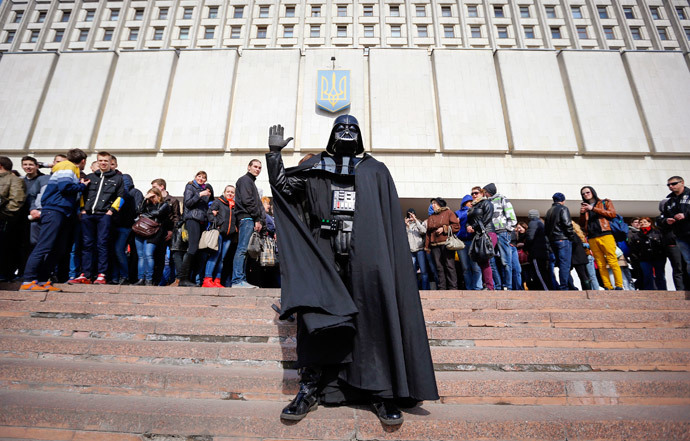 "Darth Vader" (Reuters / Shamil Zhumatov)