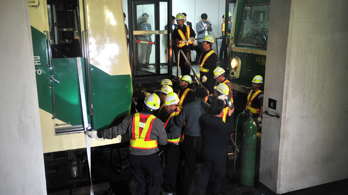 Over 200 injured as two trains collide in Seoul subway