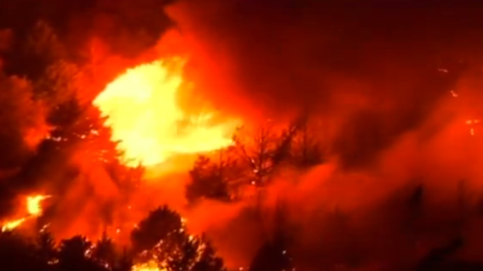 Deadly Oklahoma wildfire destroys homes, causes mass evacuation (VIDEO)