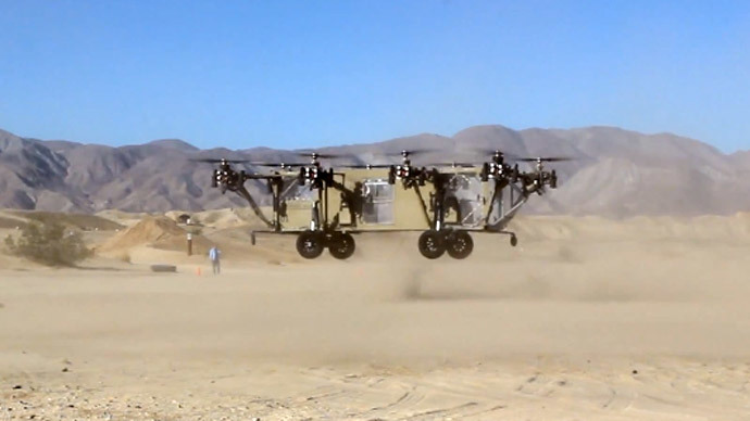 DARPA’s flying Humvee project takes flight (VIDEO)