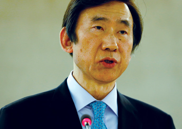 South Korea's Foreign Minister Yun Byung-se (Reuters/Denis Balibouse)