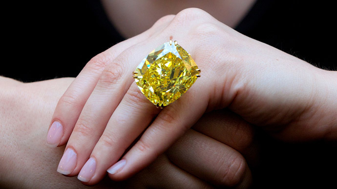 ​World’s biggest yellow diamond sold for $16.3mn in Geneva
