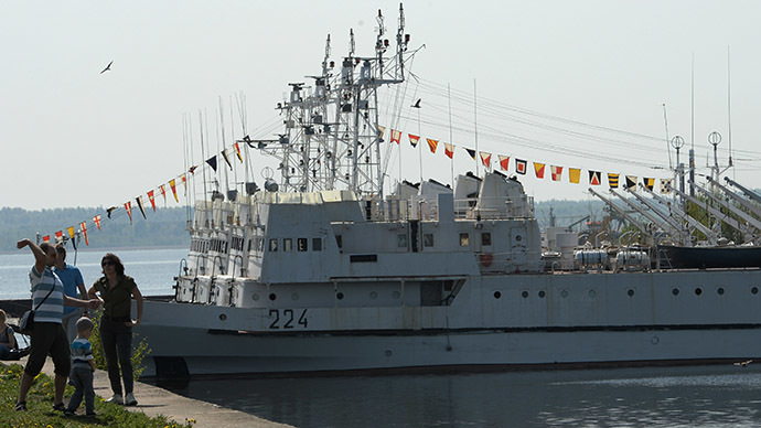 Warships on parade at Baltic Fleet’s 311th anniversary