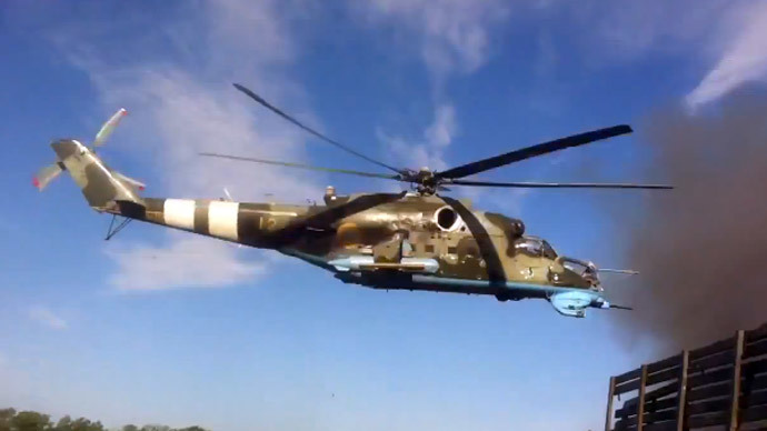 ​Donetsk bloodbath: Insider video shows Ukraine helicopters firing at own checkpoint