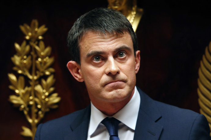 French Prime Minister Manuel Valls (Reuters/Charles Platiau)