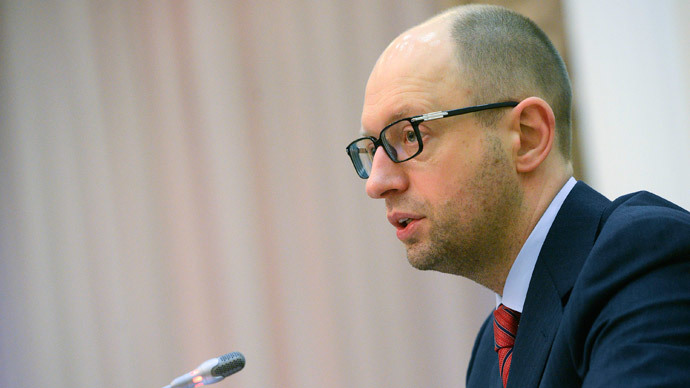 ​Yatsenyuk demands $1bn worth of gas ‘stolen’ by Russia in Crimea