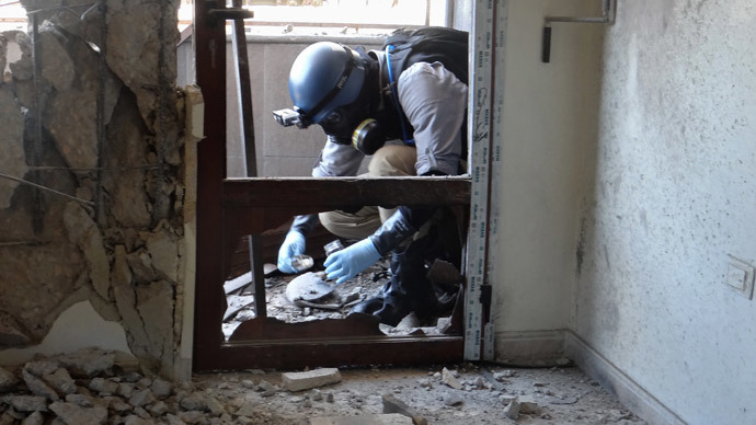 Syria chemical arms investigation team kidnapped, quickly released