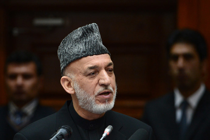 Afghan President Hamid Karzai (AFP Photo / Wakil KohsarKohsar) 