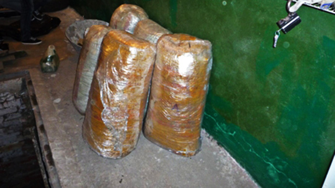 Police seize almost 100 kilos of marijuana from jobless Russian