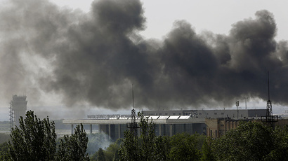 Shells hit hospital as Ukrainian army resumes strike on Slavyansk