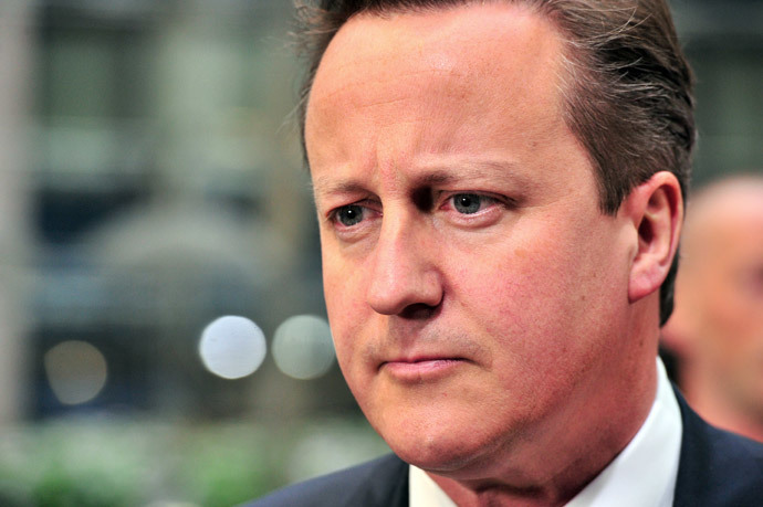 Britain Prime minister David Cameron (AFP Photo / Georges Gobet) 