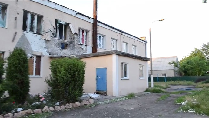 Orphanage under fire as Kiev forces shell Slavyansk