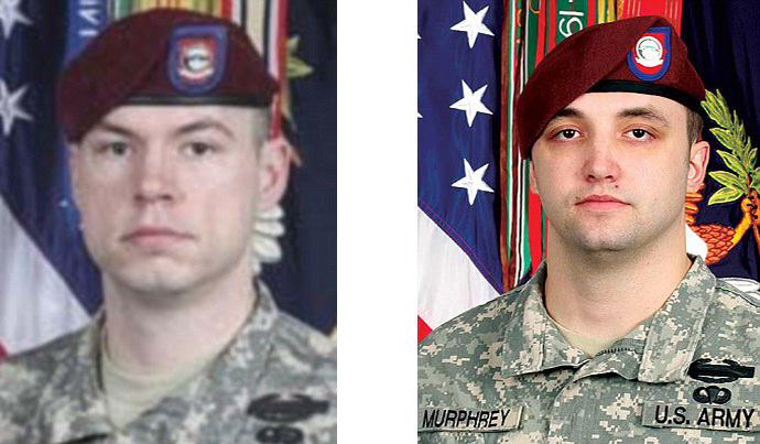 Staff Sergeant Kurt Curtiss, (L) and Staff Sergeant Michael Murphrey, 25 (image by US Army)