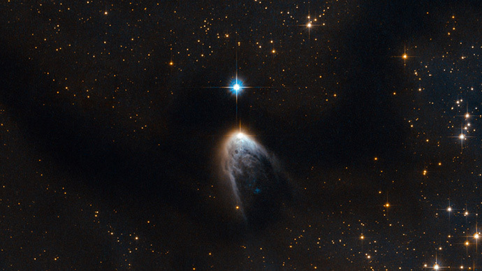 Hubble telescope catches violent birth of a star