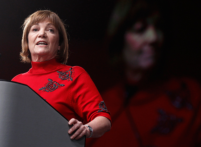 Former Liberal Cabinet Minister Sheila Copps (Reuters / Blair Gable)