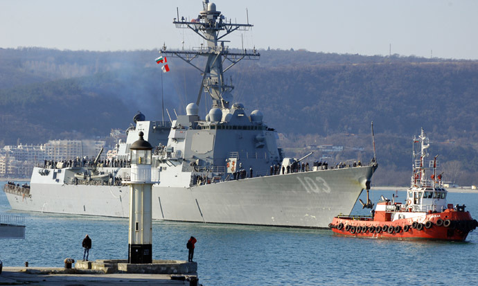 The US Navy destroyer "USS Truxtun" (AFP Photo/Anton Stoyanov)