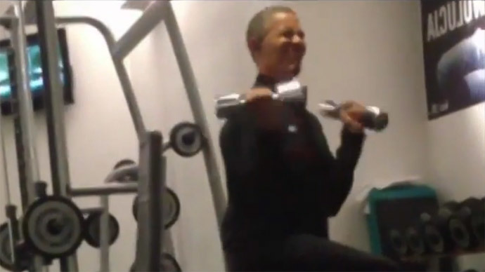Leaked Obama workout tape: Well... that was awkward