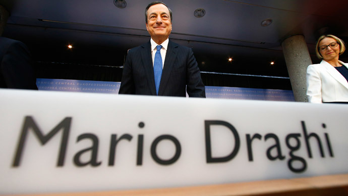 European Central Bank (ECB) President Mario Draghi (Reuters / Ralph Orlowski)