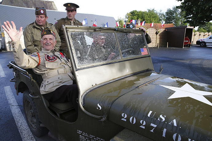 World War II veteran Jack W. Schlegel was born in Germany, but fought for the Americans (Reuters / Pascal Rossignol)