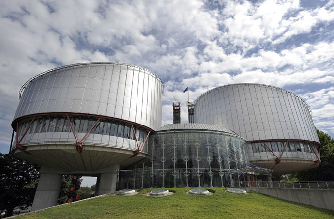 The European Court of Human Rights in the French eastern city of Strasbourg. (AFP Photo / Johanna Leguerre)