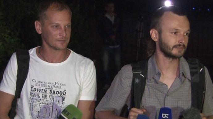 Ukraine releases two Russian journalists arrested for ‘spying’ (VIDEO)