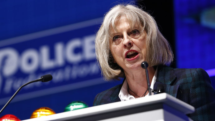 Britain's Home Secretary Theresa May (Reuters)