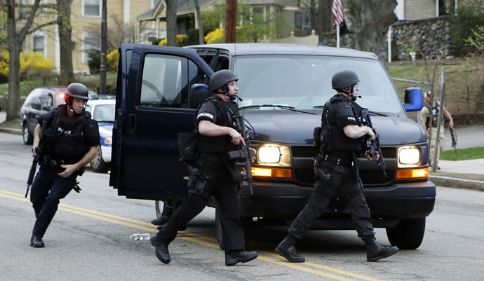 Police SWAT team members (Reuters/Jim Bourg)