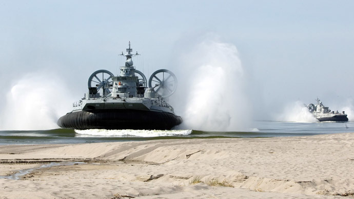 Zubr air-cushioned landing craft (RIA Novosti / Igor Chuprin)