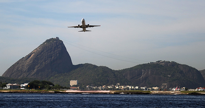 Rio de Janeiro's Santos Dumont domestic airport (AFP Photo / Vanderlei Almeida)