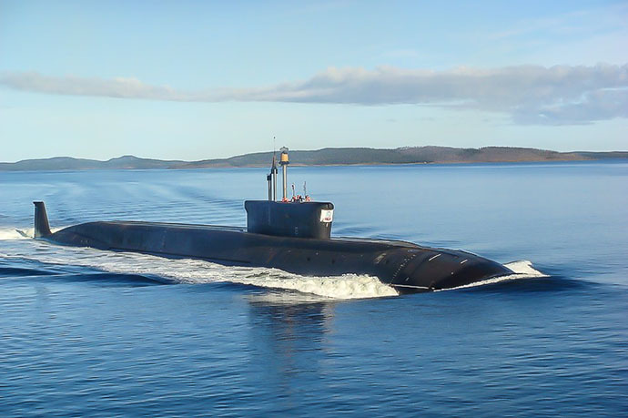 The nuclear submarine "YuriyDolgoruky" (Photo courtesy of "Sevmash" press service)