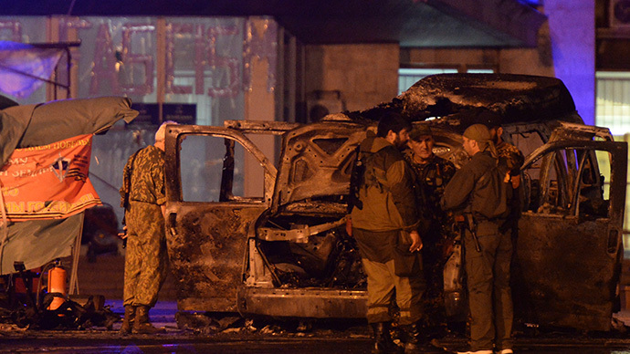Blast targets self-proclaimed E. Ukraine leader's vehicle, 2 killed