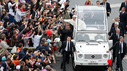 Church should 'weep and make reparation’: Pope meets victims of clerics’ sexual abuse