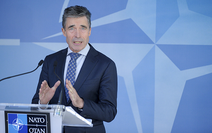 NATO Secretary-General Rasmussen (Reuters / Laurent Dubrule)