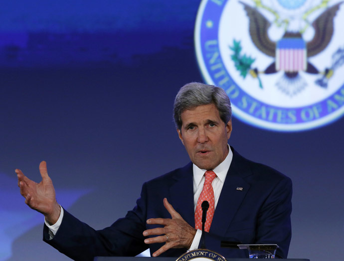 U.S. Secretary of State John Kerry (Reuters/Gary Cameron)